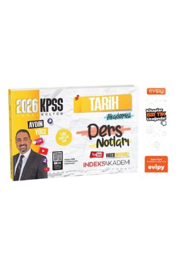 2026 KPSS Tarih Akademisi Video Ders Notları - Aydın Yüce Ayraç Hediyeli