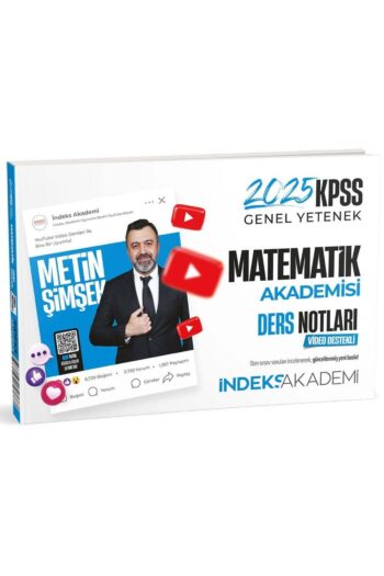 İndeks Akademi 2025 KPSS Matematik Akademisi Video Ders Notları - Metin Şimşek İndeks Akademi Yayınc