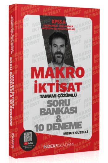 İndeks Akademi 2025 KPSS A Grubu Makro İktisat Soru Bankası ve 10 Deneme Çözümlü - Mesut Güzelli