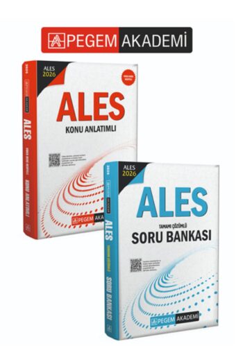 PEGEM AKADEMİ 2026 ALES Konu Anlatımlı + 2026 ALES Tamamı Çözümlü Soru Bankası Seti (2.Kitap)