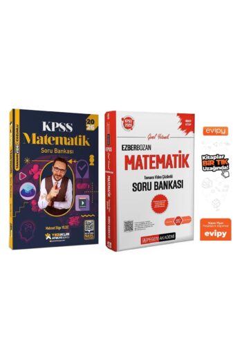 Pegem + Yediiklim 2026 KPSS Matematik Ezberbozan Atölye Soru Bankası 2 Kitap - Mehmet Bilge Yıldız