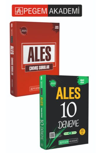 PEGEM AKADEMİ 2025 ALES Tamamı Çözümlü Çıkmış Sorular + 2025 ALES Tamamı Çözümlü 10 Deneme Seti (2.K