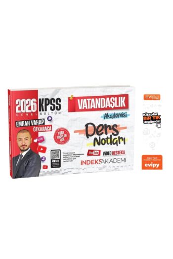 2026 KPSS Vatandaşlık Akademisi Video Ders Notları - Emrah Vahap Özkaraca Ayraç Hediyeli
