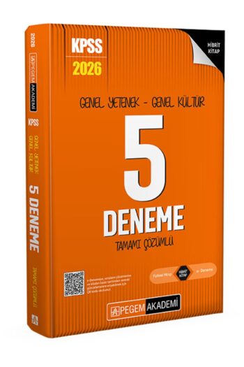 2026 KPSS Genel Yetenek Genel Kültür Tamamı Çözümlü 5 Deneme