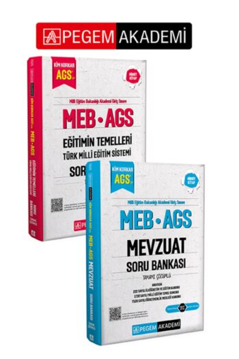 PEGEM AKADEMİ MEB AGS Kim Korkar Eğitimin Temelleri Türk Milli Eğitim Sistemi Soru Bankası Tamamı Ç