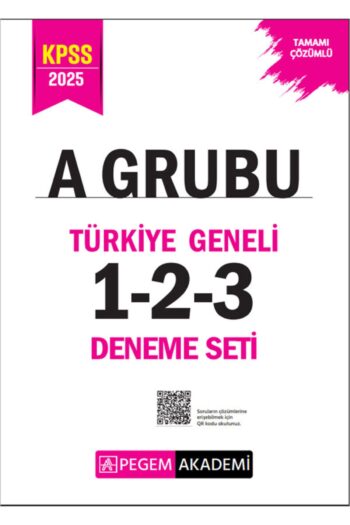 2025 KPSS A Grubu Tamamı Çözümlü Türkiye Geneli 1-2-3 (3'lü Deneme Seti)