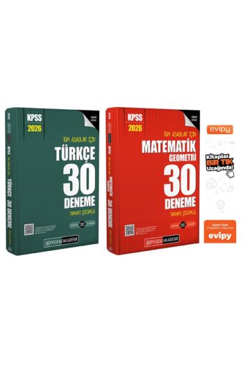 2026 KPSS Türkçe+Matematik 60 Deneme 2 Kitap Ayraç Hediyeli