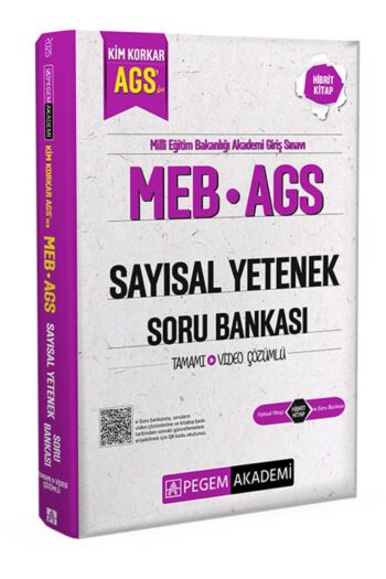 MEB AGS Kim Korkar Sayısal Yetenek Soru Bankası Tamamı Çözümlü