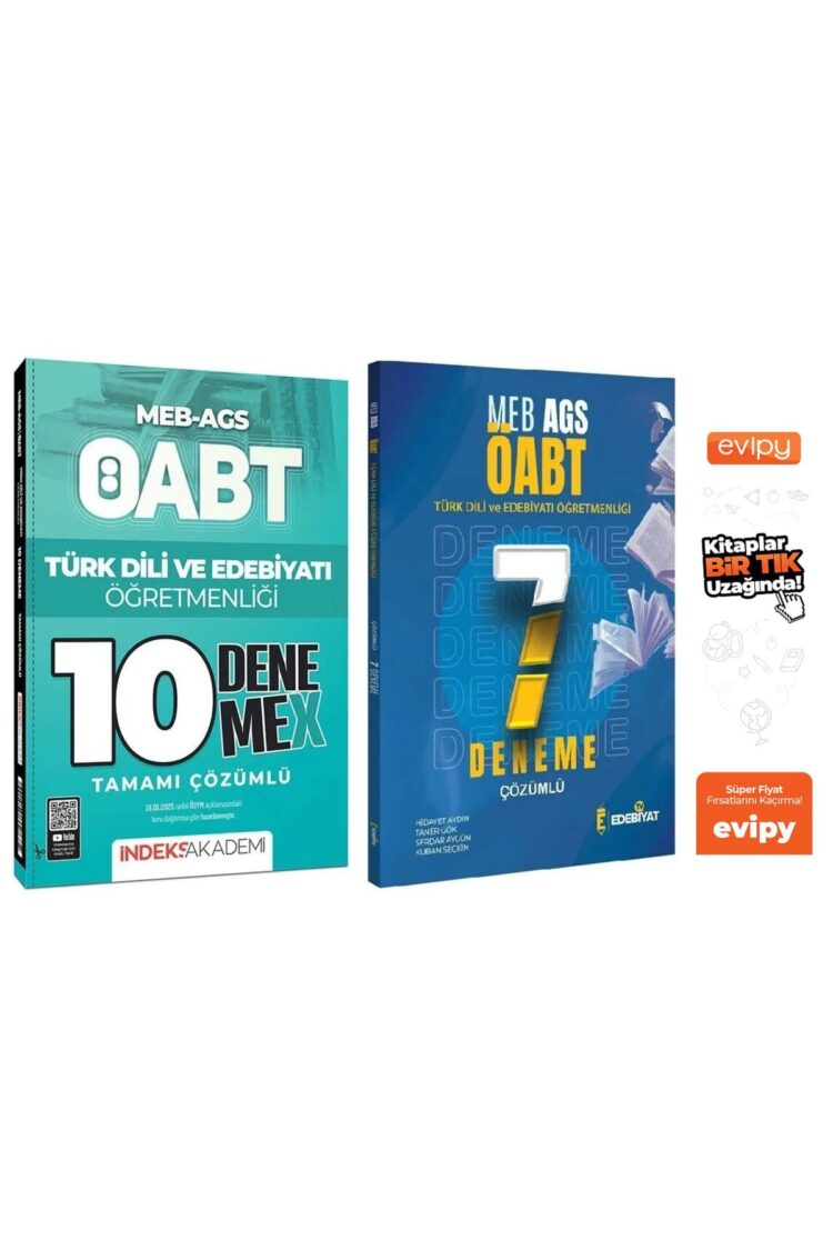 2025 ÖABT MEB-AGS Türk Dili Edebiyatı Öğretmenliği 17 Deneme 2 Kitap- Hidayet Aydın Ayraç Hediyeli