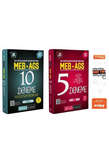 2025 MEB-AGS 10 + 5 Deneme Çözümlü 2 Kitap Ayraç Hediyeli