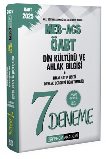 2025 MEB-AGS-ÖABT Din Kültürü Ve Ahlak Bilgisi İmam Hatip Lisesi Meslek Dersleri Öğretmenliği Tamamı