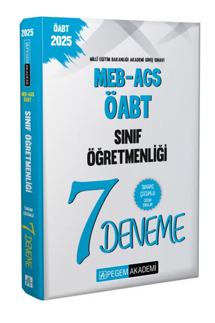 2025 MEB-AGS-ÖABT Sınıf Öğretmenliği Tamamı Çözümlü 7 Deneme