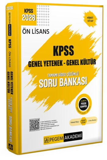2026 KPSS Ön Lisans Soru Bankası Genel Yetenek Genel Kültür Tamamı Video Çözümlü
