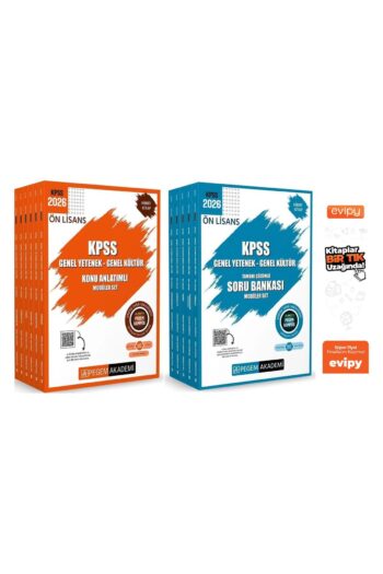 2026 KPSS Ön Lisans Konu + Soru Bankası Modüler 2 Kitap Set Ayraç Hediyeli