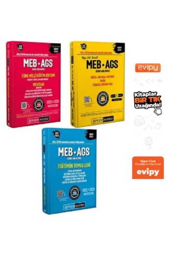 2025 MEB-AGS Konu Anlatımı 3 Kitap Set Ayraç Hediyeli
