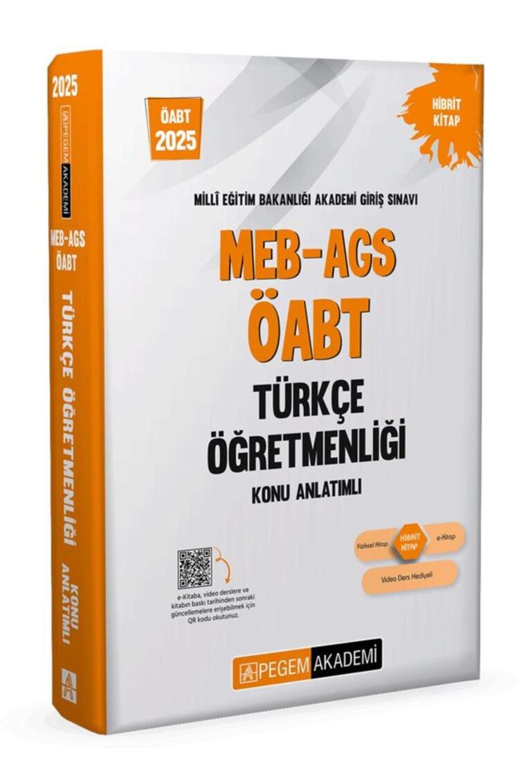 2025 MEB-AGS-ÖABT Türkçe Öğretmenliği Konu Anlatımlı