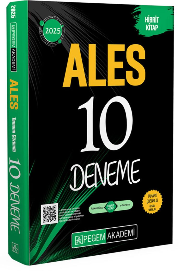 2025 ALES Tamamı Çözümlü 10 Deneme