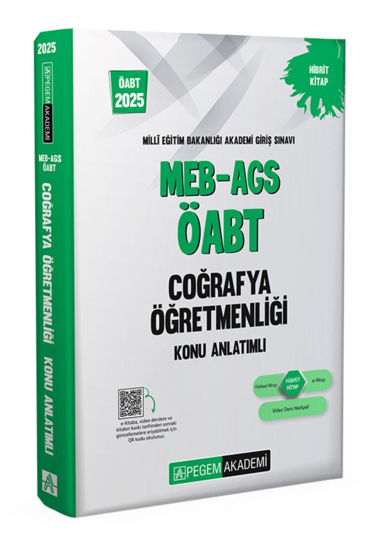 2025 MEB-AGS-ÖABT Coğrafya Öğretmenliği Konu Anlatımlı