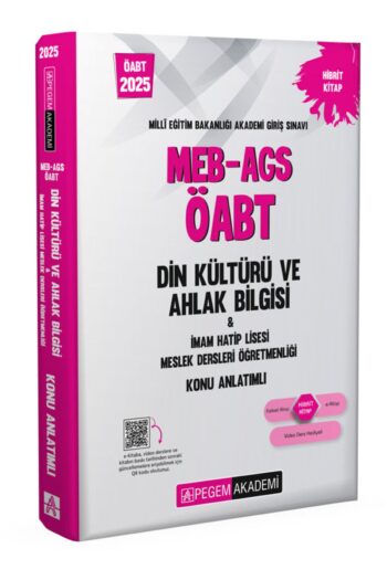 2025 Meb-ags-öabt Din Kültürü Ve Ahlak Bilgisi-imam Hatip Lisesi Mes.lisesi Öğr. Konu Anlatımlı