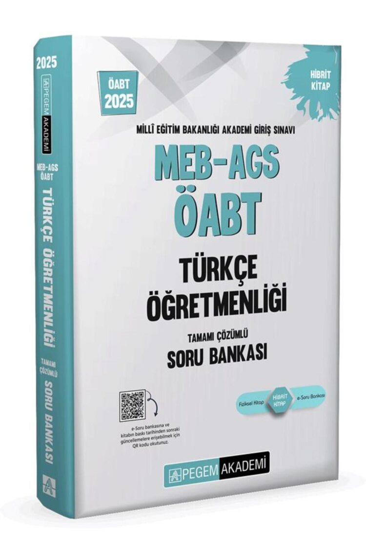 2025 MEB-AGS-ÖABT Türkçe Öğretmenliği Tamamı Çözümlü Soru Bankası