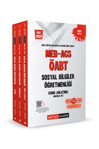 2025 Meb Ags Öabt Sosyal Bilgiler Öğretmenliği Konu Anlatımlı (3 KİTAP)