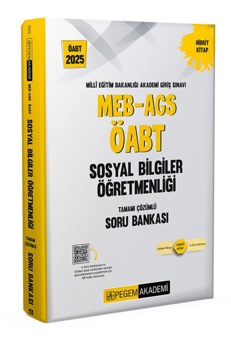 2025 Meb Ags Öabt Sosyal Bilgiler Öğretmenliği Tamamı Çözümlü Soru Bankası