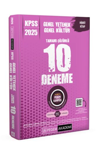 2025 KPSS Genel Yetenek Genel Kültür Tamamı Çözümlü 10 Deneme