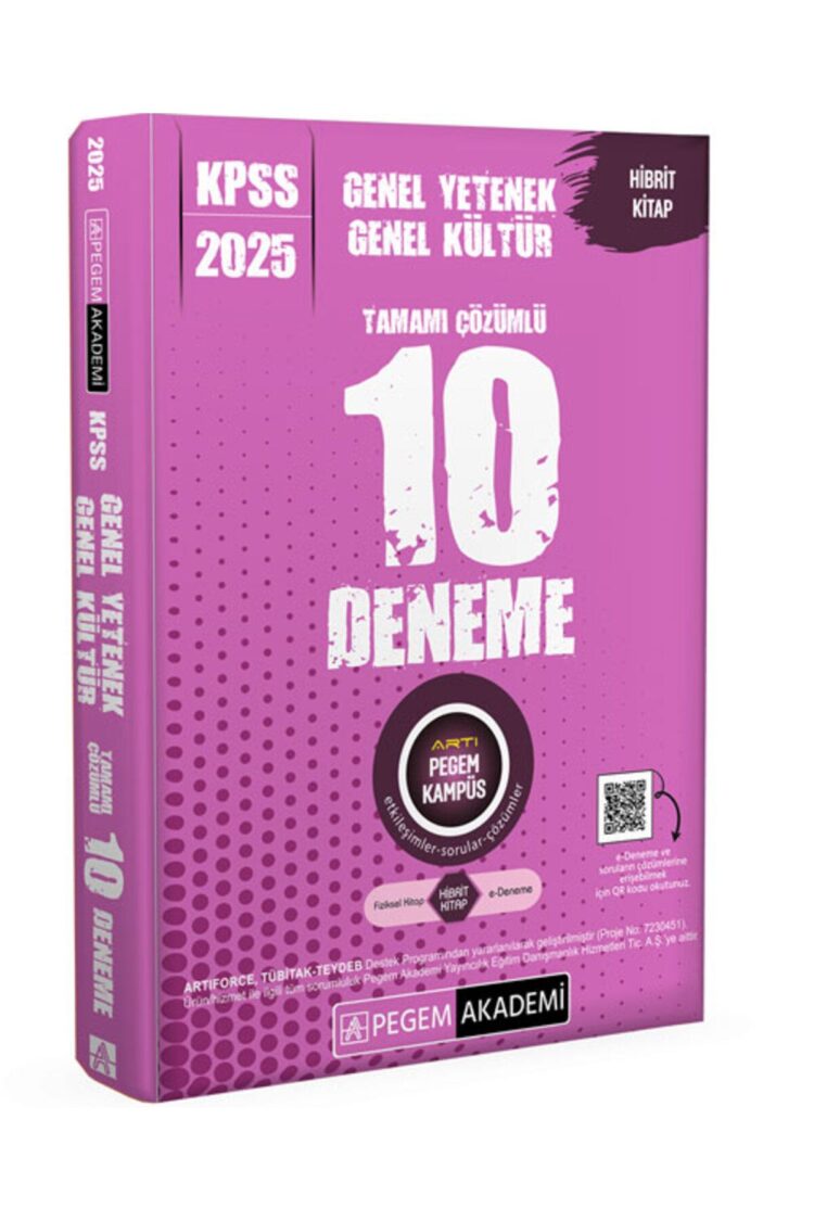 2025 KPSS Genel Yetenek Genel Kültür Tamamı Çözümlü 10 Deneme