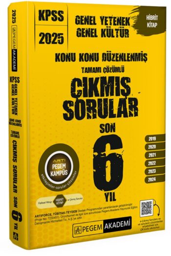 2025 KPSS Genel Yetenek Genel Kültür Konu Konu Düzenlenmiş Tamamı Çözümlü Çıkmış Sorular Son 6 Yıl