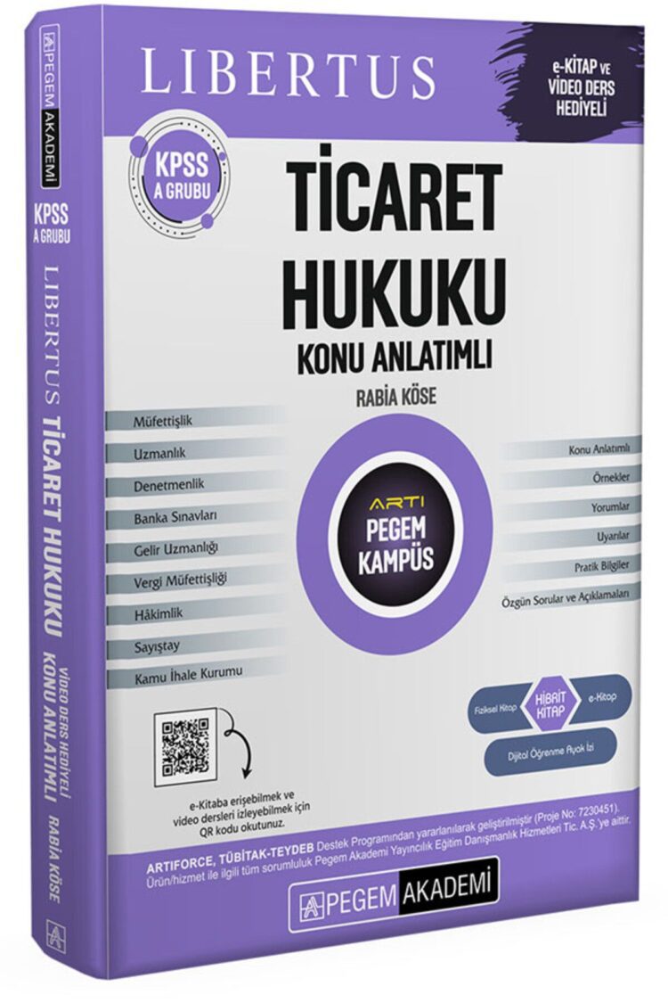 KPSS A Grubu Ticaret Hukuku Konu Anlatımlı