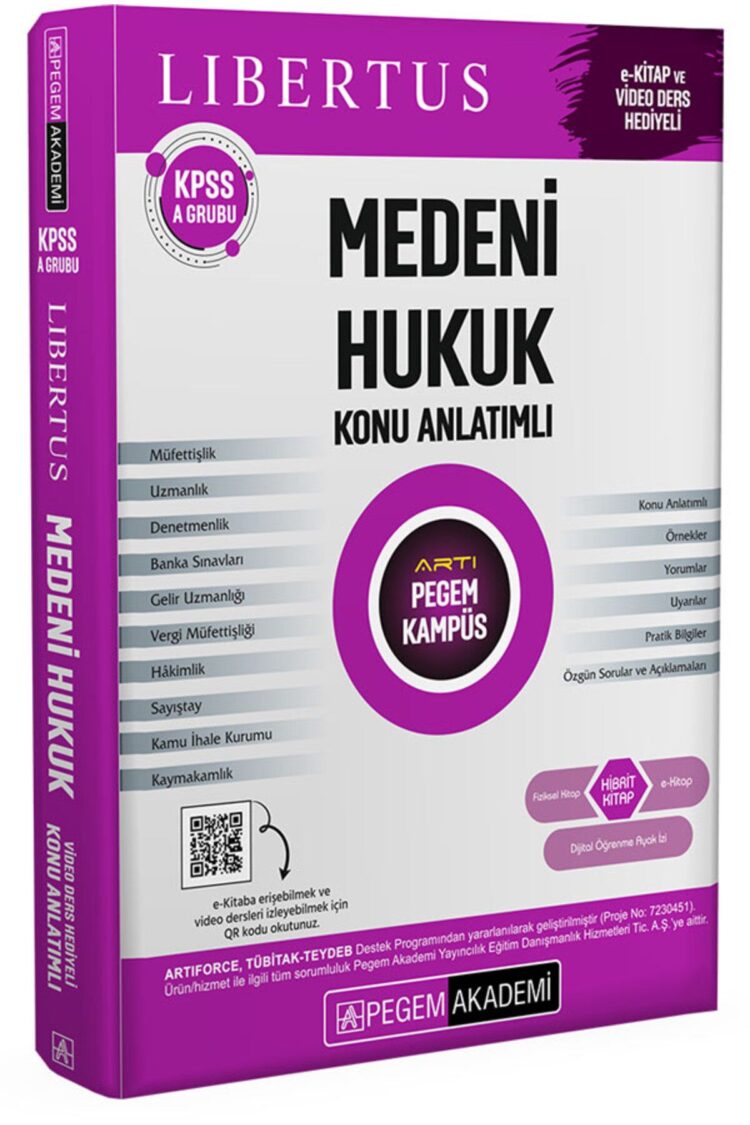 KPSS A Grubu Medeni Hukuk Konu Anlatımlı