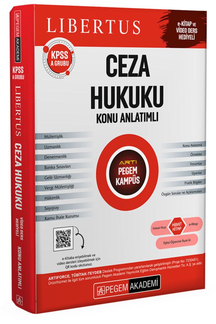KPSS A Grubu Ceza Hukuku Konu Anlatımlı