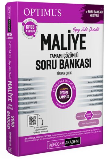 KPSS A Grubu Optimus Maliye Tamamı Çözümlü Soru Bankası