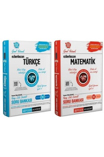Pegem 2025 KPSS Türkçe+Matematik Ezberbozan Soru Bankası 2 li Set Pegem Akademi Yayınları