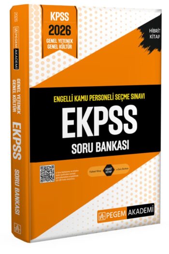 2026 E-kpss Soru Bankası Pegem Yayınları Ekpss Soru Bankası Kitabı 2026 Güncel Baskı Gönderilir