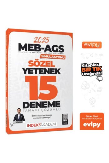 2025 MEB-AGS Simülasyonu Sözel Yetenek 15 Deneme Çözümlü - Berk Ekici Ayraç Hediyeli