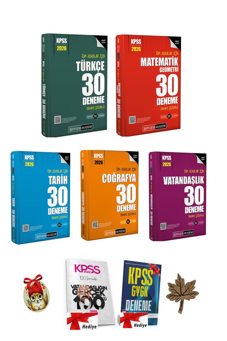 2026 KPSS GYGK 152 Deneme Seti (4 HEDİYELİ) Lisans Önlisans - Görsel 2