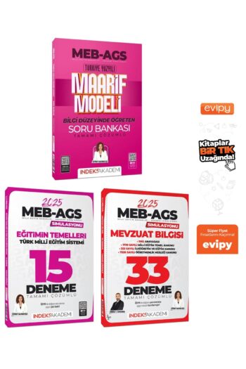 2025 MEB-AGS Türkiye Yüzyılı Maarif Modeli Soru Bankası + Eğitimin Temelleri + Mevzuat 48 Deneme