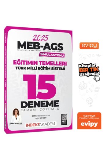 2025 MEB-AGS Eğitimin Temelleri ve Türk Milli Eğitim Sistemi 15 Deneme Çözümlü Zeynep Salman İçli