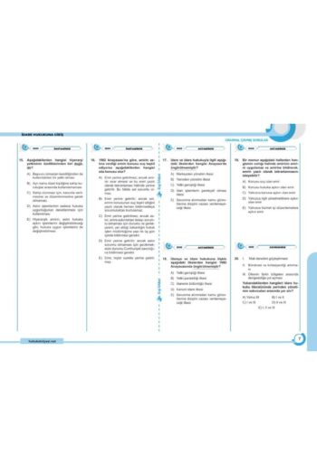 Alternative view of Hukuk Atölyesi Hakimlik HMGS Hukuk Mesleklerine Giriş Sınavı İdare Hukuku Çözümlü Çıkmış Sorular