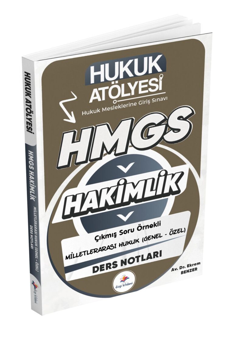 Hukuk Atölyesi HMGS Hakimlik Çıkmış Soru Örnekli Milletlerarası Genel & Özel Hukuk Ders Notları