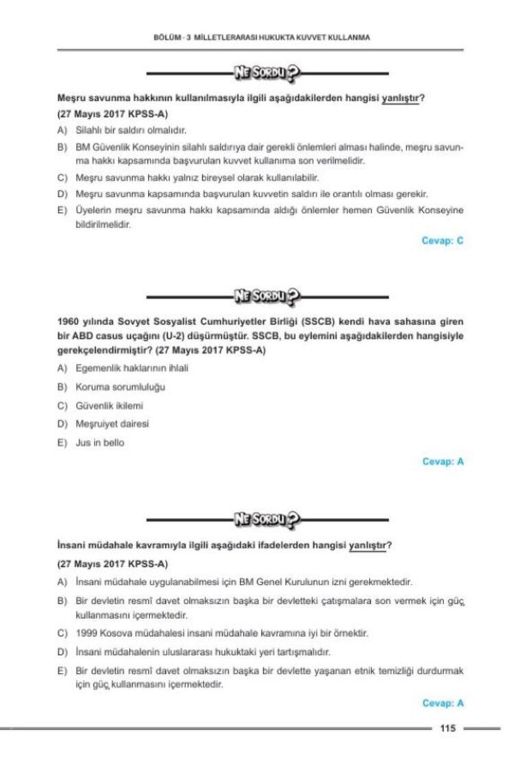 Hukuk Atölyesi HMGS Hakimlik Çıkmış Soru Örnekli Milletlerarası Genel & Özel Hukuk Ders Notları - Görsel 4