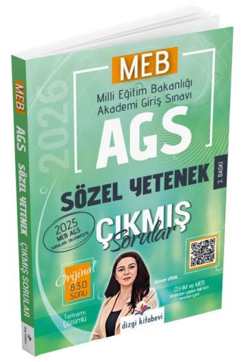 2026 MEB-AGS Sözel Yetenek Çıkmış Sorular Çözümlü - Gizem Ural Dizgi Kitap