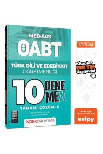 2025 ÖABT MEB-AGS Türk Dili ve Edebiyatı Öğretmenliği 10 DenemeX Çözümlü Ayraç Hediyeli
