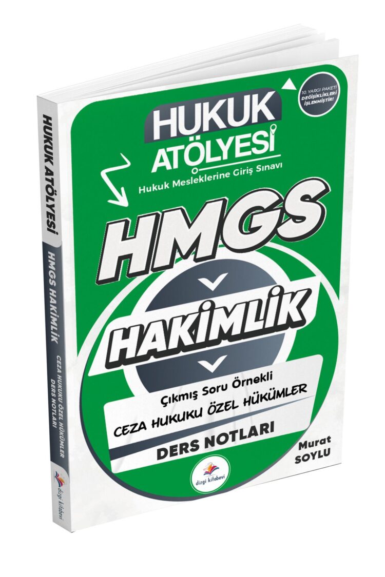 Hukuk Atölyesi Hakimlik HMGS Çıkmış Soru Örnekli Ceza Hukuku Özel Hükümler Ders Notları Murat Soylu