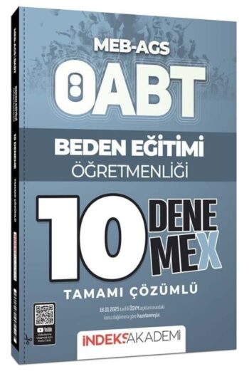 İndeks Akademi 2026 ÖABT MEB-AGS Beden Eğitimi Öğretmenliği 10 DenemeX Çözümlü İndeks Akademi Yayınc