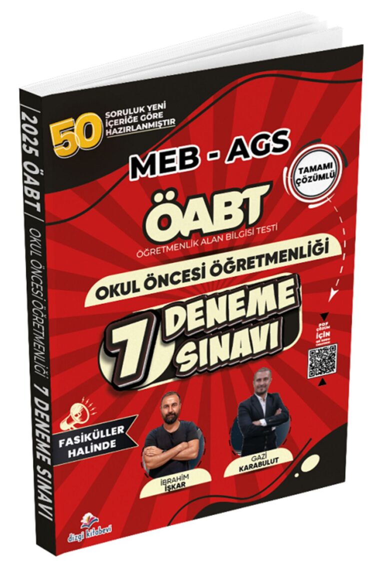 Öabt Meb-ags Okul Öncesi Öğretmenliği 7 Deneme Fasikül Çözümlü - Ibrahim Işkar, Gazi Kar