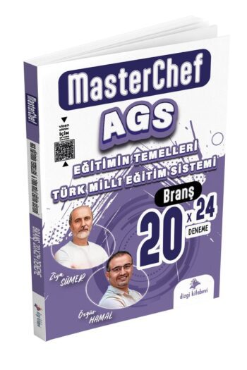 MEB-AGS Eğitimin Temelleri, Türk Milli Eğitim Sistemi MasterChef 20x24 Deneme Çözümlü -