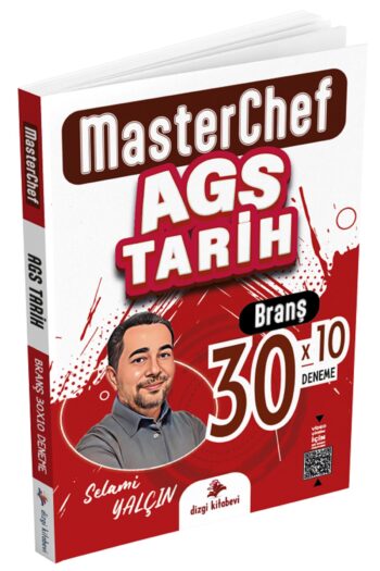 MEB-AGS Tarih MasterChef 30 Deneme Çözümlü - Selami Yalçın Dizgi Kitap