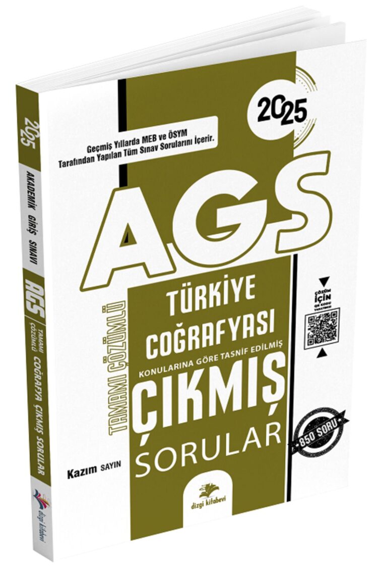 2025 Meb-ags Türkiye Coğrafyası Çıkmış Sorular Konularına Göre Çözümlü - Kazım Sayın Diz